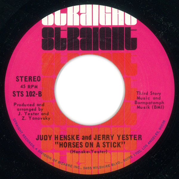 last ned album Judy Henske & Jerry Yester - Snowblind Horses On A Stick