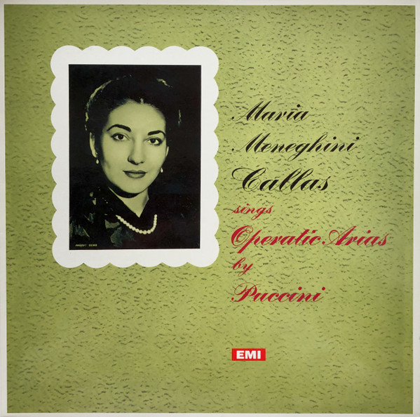 Maria Meneghini Callas Sings Operatic Arias By Puccini | Releases