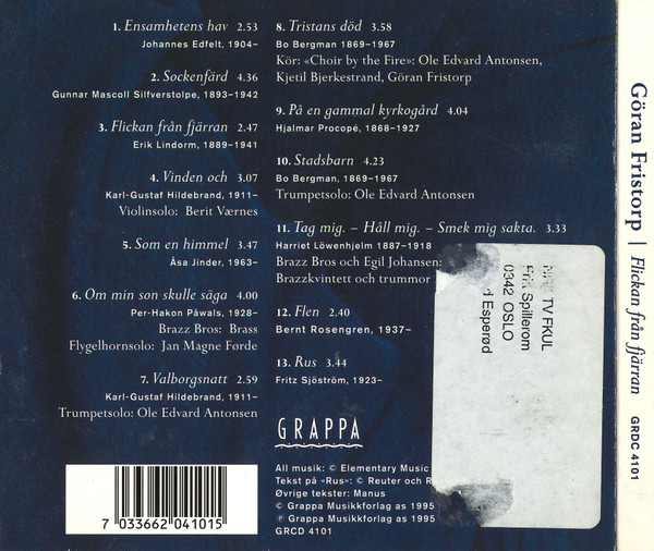 télécharger l'album Göran Fristorp - Flickan Från Fjärran