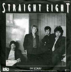 Straight Eight - I'm Sorry album cover