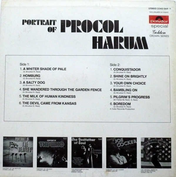 baixar álbum Procol Harum - Portrait Of Procol Harum