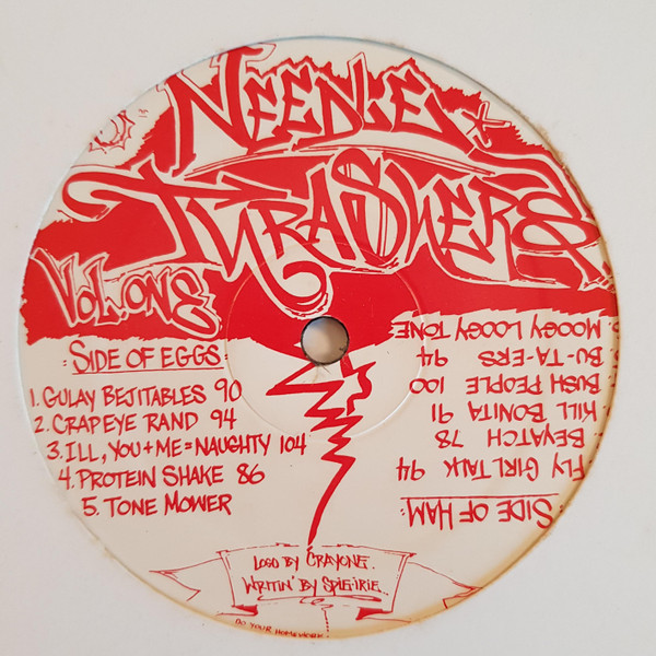 DJ Q-Bert – Needle Thrashers Vol.One (1997, Red-White label