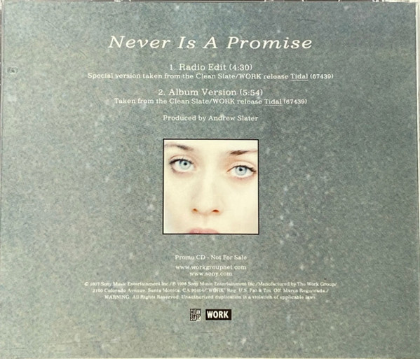 lataa albumi Fiona Apple - Never Is A Promise