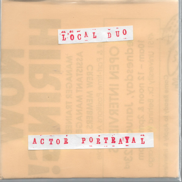 last ned album Local Duo - Actor Portrayal