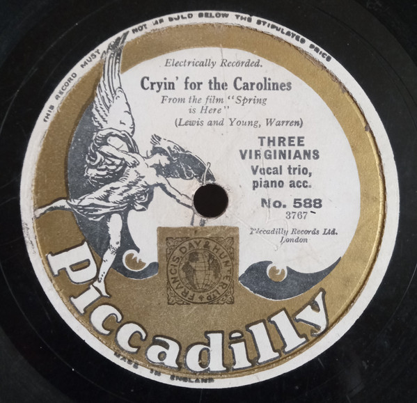 baixar álbum The Three Virginians - When Its Springtime In The Rockies Cryin For The Carolines