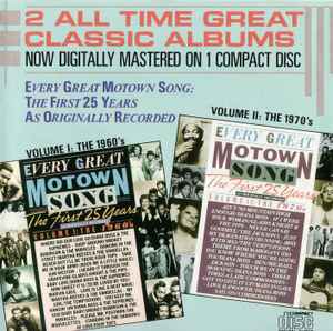 Various - Every Great Motown Song: The First 25 Years As Originally Recorded album cover