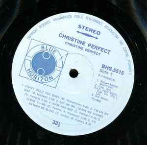 Christine Perfect – Christine Perfect (1970, Vinyl) - Discogs