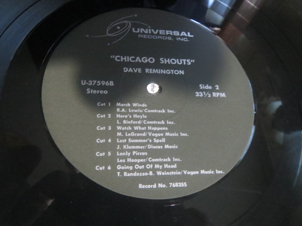 ladda ner album Dave Remington Big Band - Chicago Shouts