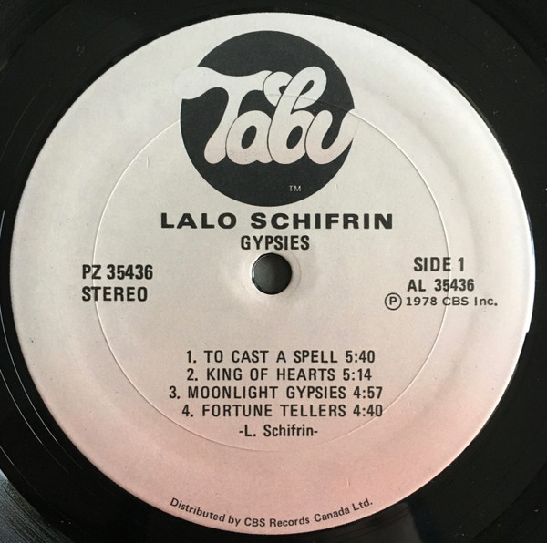 Lalo Schifrin - Gypsies | Tabu Records (PZ 35436) - 3