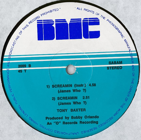 ladda ner album Download Tony Baxter - Screamin James Who album