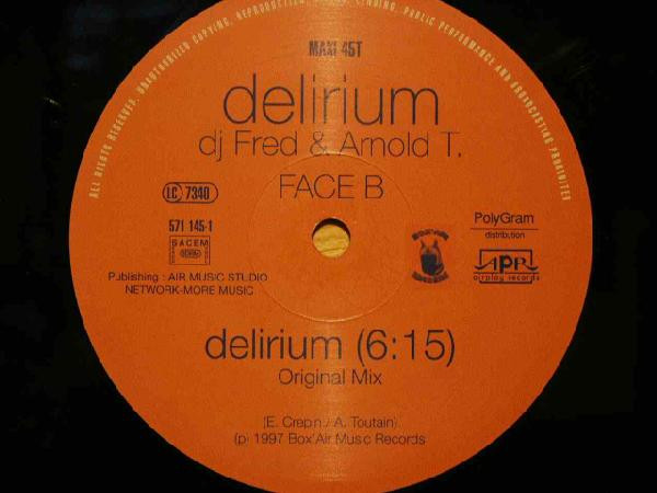 descargar álbum DJ Fred & Arnold T - Delirium