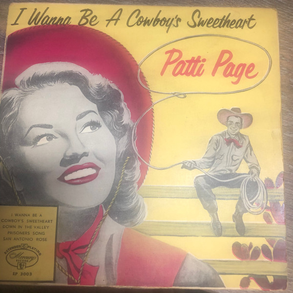 !!! 78rpm Patti Page I Want To Be A Cowboy's Sweetheart / Changing Partners [ 国内盤 JPN Mercury J-145 ] SP盤