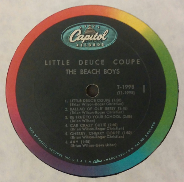 The Beach Boys - Little Deuce Coupe | Releases | Discogs