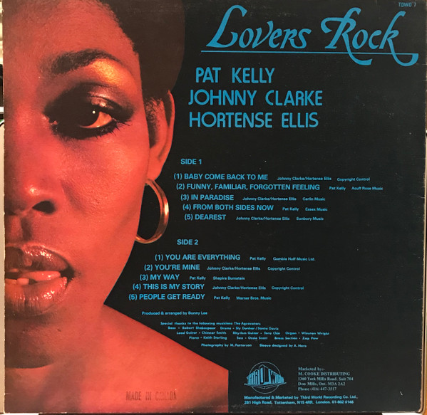 ladda ner album Pat Kelly Johnny Clarke Hortense Ellis - Lovers Rock