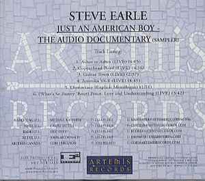Steve Earle - Just An American Boy - the Audio Documentary (Sampler) album cover