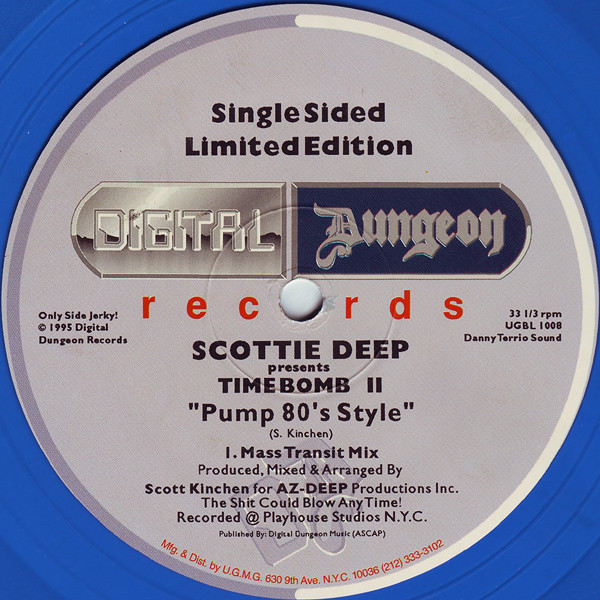 Scottie Deep Presents Timebomb II – Pump 80's Style (1995, Blue