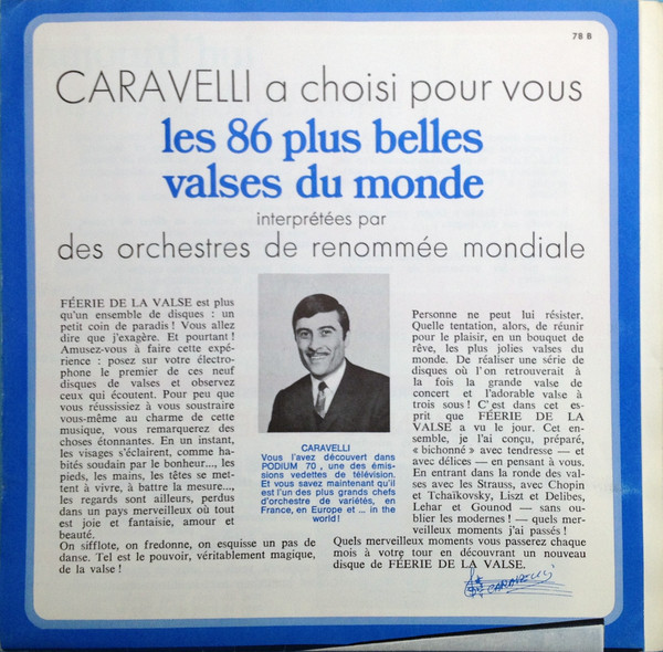 descargar álbum Caravelli - Féérie De La Valse