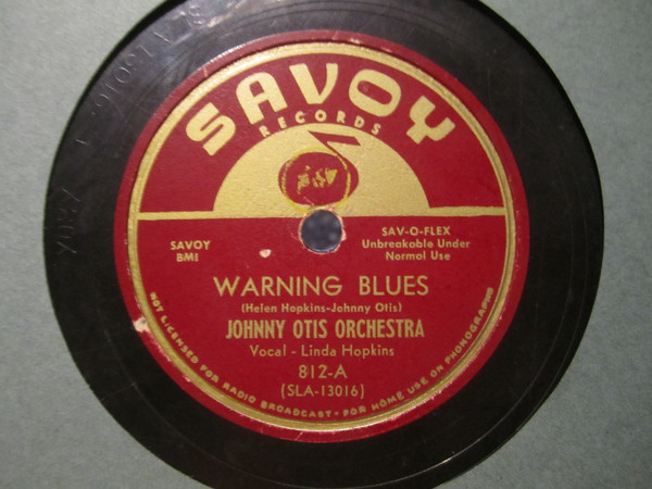 baixar álbum Johnny Otis And His Orchestra With Linda Hopkins - Warning Blues Ill Ask My Heart