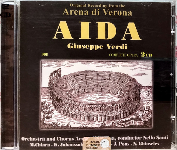 télécharger l'album Giuseppe Verdi, Orchestra And Chorus Arena Di Verona, Nello Santi - Aida