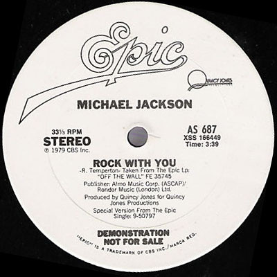 Michael Jackson = マイケル・ジャクソン – ロック・ウイズ・ユー 