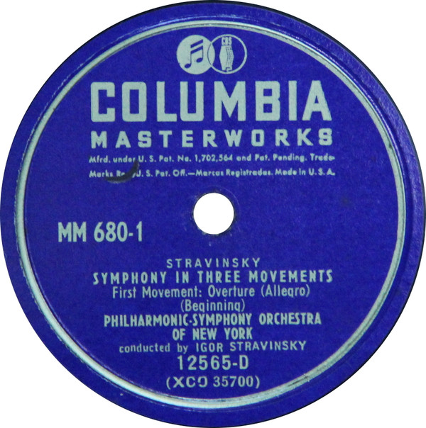 last ned album Stravinsky, PhilharmonicSymphony Orchestra Of New York - Symphony In Three Movements