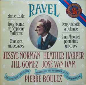 Maurice Ravel - Songs Of Maurice Ravel album cover