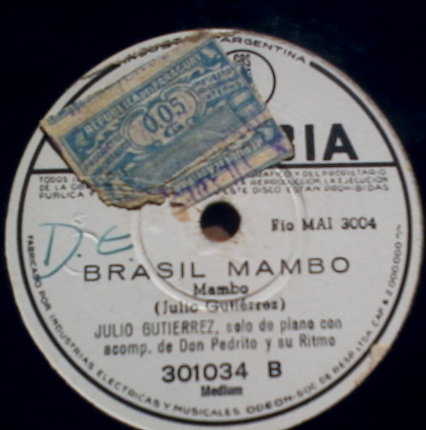 baixar álbum Julio Gutiérrez - Los Salvajes Bailan Mambo Brasil Mambo