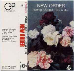 New Order – Power, Corruption & Lies (1985, Blue Letters On Grey