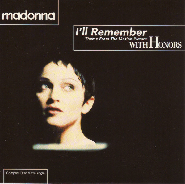 Madonna – I'll Remember (1994, CD) - Discogs