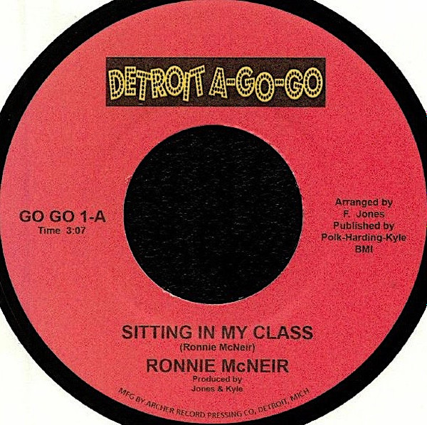 Ronnie McNeir – Sitting In My Class (1966, Vinyl) - Discogs