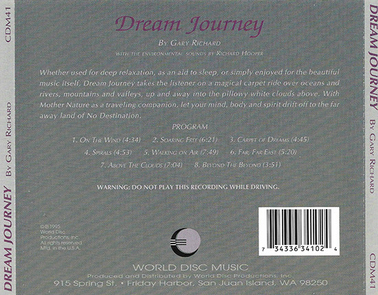 Album herunterladen Gary Richard - Dream Journey