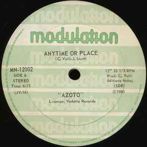 Azoto - Anytime Or Place album cover