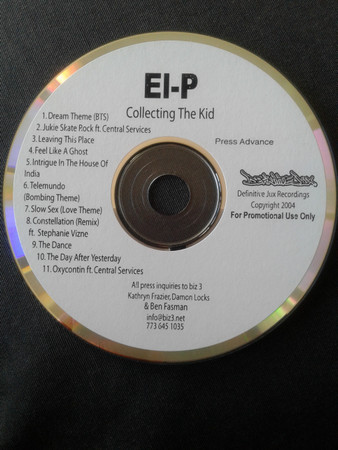 EL-P - Collecting The Kid | Releases | Discogs