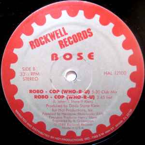 Portada de album B.O.S.E. - Robo Cop (Who-R-U)