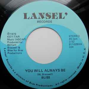 Bliss (29) - You Will Always Be / Move It (To Another Side)