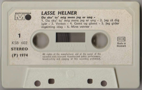 descargar álbum Lasse Helner - Du Sku Ta Mig Mens Jeg Er Ung