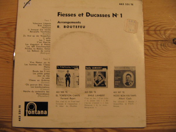 baixar álbum Robert Boutefeu - Fiesses Et Ducasses N1