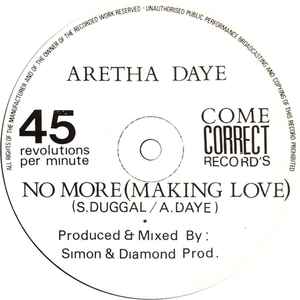 Aretha Daye - No More (Making Love) album cover