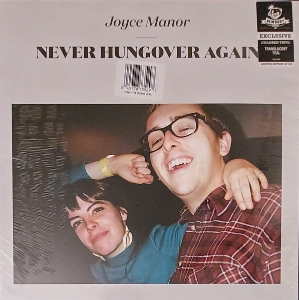 Joyce Manor – Never Hungover Again (2022, Translucent Teal, Vinyl 