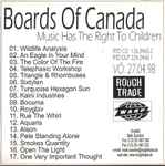 Cover of Music Has The Right To Children, 1998, CD