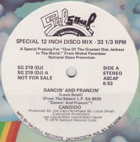 Candido – Dancin' And Prancin' / Jingo (1979, Vinyl) - Discogs