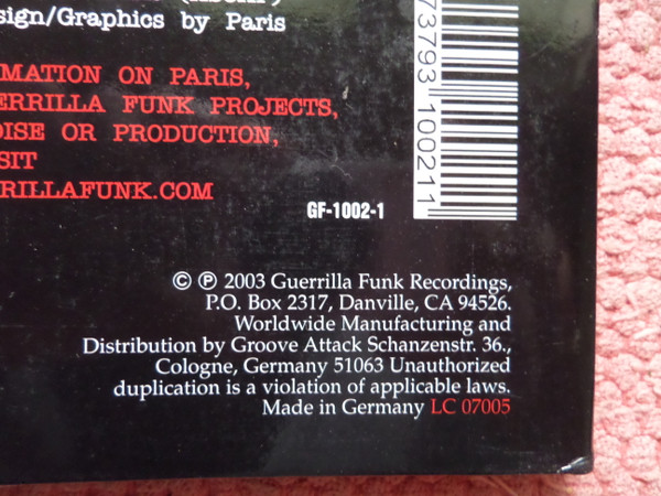 ladda ner album Paris - Guerrilla Funk The Deluxe Edition