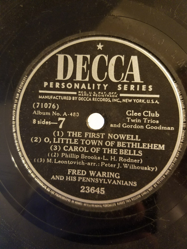 lataa albumi Fred Waring & The Pennsylvanians - The First Nowell