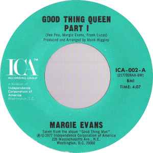 Margie Evans - Good Thing Queen album cover