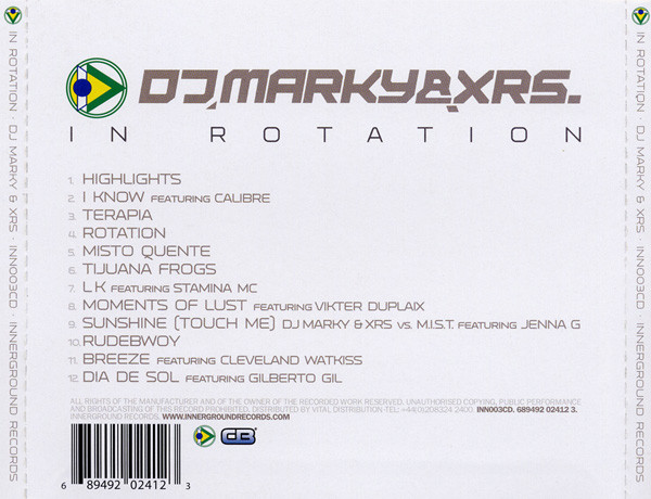 DJ Marky & XRS – In Rotation (2004, CD) - Discogs