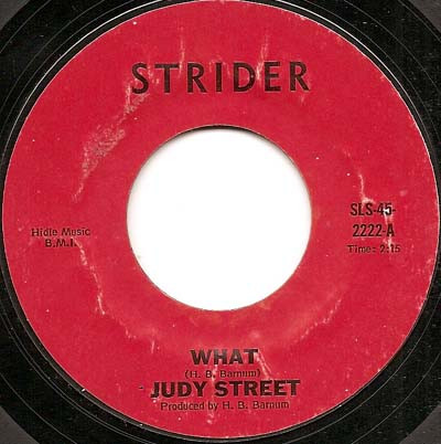 Judy Street – What (1978, Vinyl) - Discogs