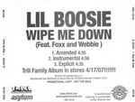 Wipe Me Down / Lil Boosie Featuring Foxx & Webbie