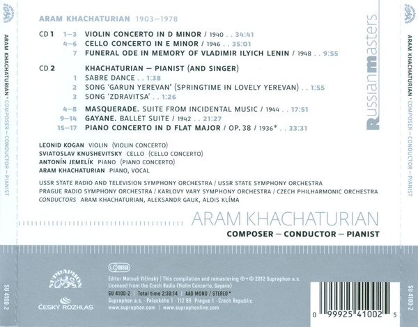 Album herunterladen Download Aram Khachaturian - Composer Conductor Pianist album
