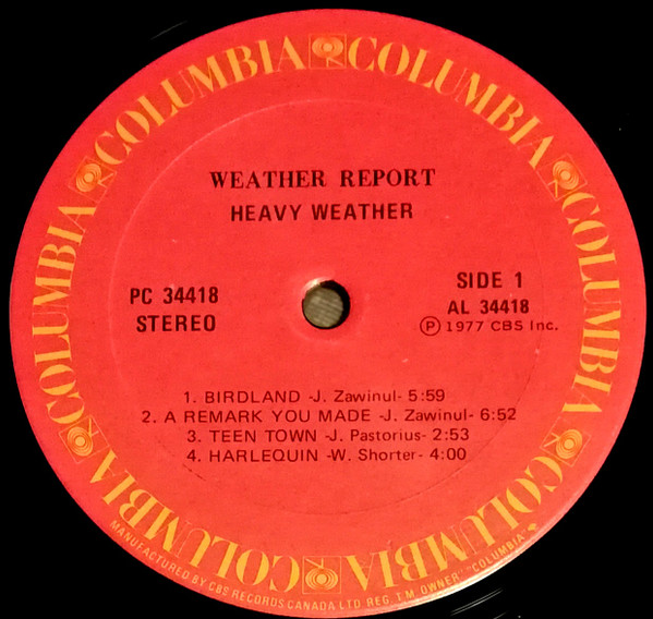 Weather Report - Heavy Weather | Columbia (PC 34418) - 5