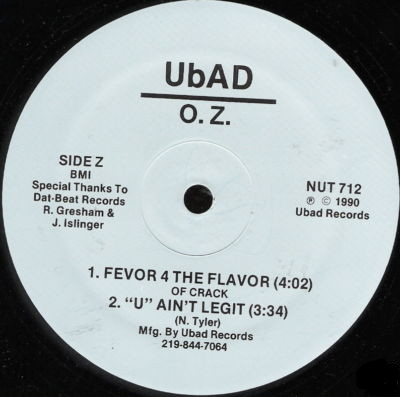 O.Z. – It's A Black Thang / Fevor 4 The Flavor (1990, Vinyl) - Discogs